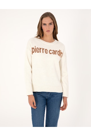 Pierre Cardin Kadın Ekru Kazak /triko 50310904-vr019 Ekru