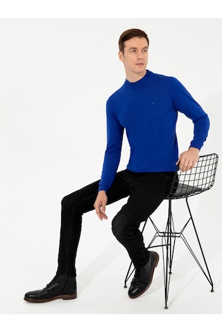 Cacharel Erkek Saks Kazak /triko 50257712-vr045 Mavi