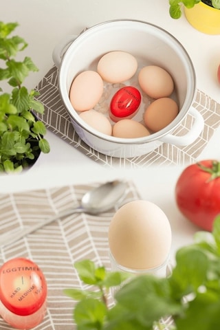 Dublör Yumurta Zamanlayıcı Yumurta Haşlama Ve Pişirme Aparatı Isıya Duyarlı Zamanlayıcısı Plastik