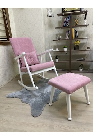 Asedia Trend Lake Pembe Sallanan Sandalye Koltuk