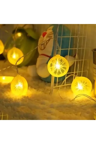 2m 10 Led Pilli Limon Işık