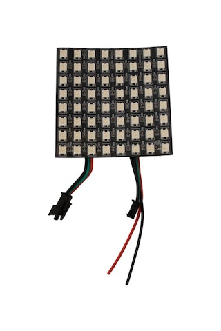 Ws2812b Matrix Dijital Esnek Ekran 8x8 Rgb Led Ayrı Ayrı Adresli Matrix Ekran 5v