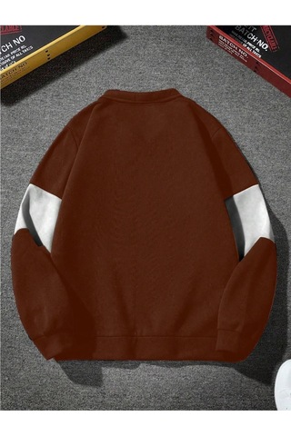 Altamira Unisex Los Angeles Baskılı Oversize Parçalı Polo Yaka Fermuarlı Sweatshirt 001