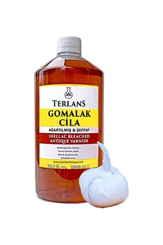 Şeffaf Doğal Gomalak Cilası 100 Ml Shellac Bleached