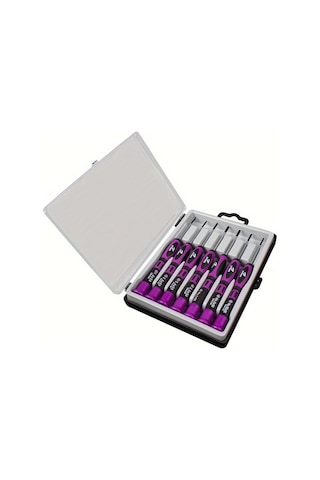 Honeybeeshop Topforza 7 Parça Hassas Tornavida Seti Saat Elektronik Bilgisayar Tamiri İçin Manyetik Phillips Oluklu Başlıklar