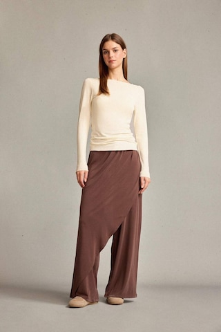 Defacto Relax Fit Normal Bel Düz Paça Modal Pantolon G1338ax25smbn219 Kahve