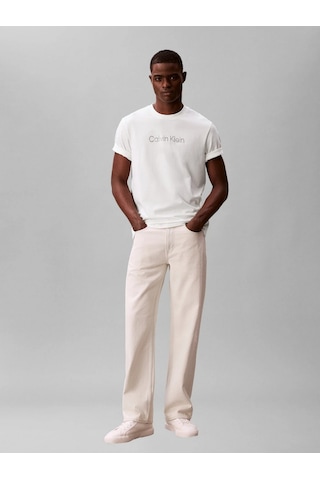 Calvin Klein Lv04lf813gyaf 20s Eu Wholesale Sportswear Grap Erkek Tişört Beyaz