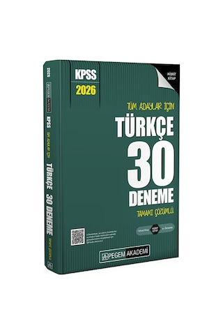 2026 Kpss Gygk Pegem 188 Deneme Seti Türkçe Matematik Tarih Coğrafya Vatandaşlık Branş Deneme Seti
