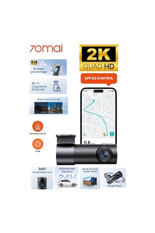 70mai M310 Plus 2K Ön Araç Kamerası