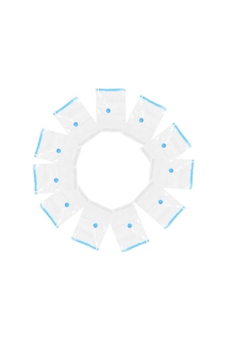 Unimarket 10 Adet Uzay Tasarruflu Vakum Torbaları Battaniyeler Için Vakumla Kapatılmış Torbalar Vakumlu Saklama Torbaları Sıkıştırılmış Depolama Ve Paketleme Organizatörleri Vakumlu Kapatma Deb6v0