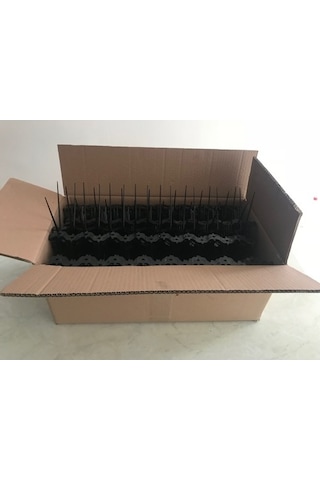 Kuş Kondurmaz Plastik Diken 25 Metre 50 Parça Koli Halinde Siyah