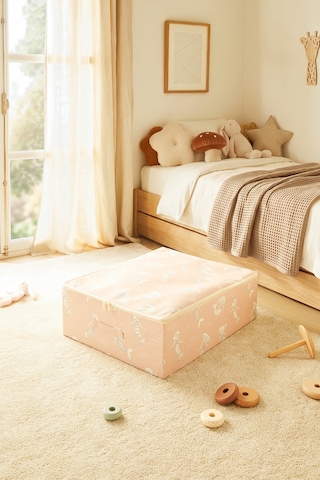 Ocean Home Textile Çocuk Odası Deniz Kızı Destekli Kutu Hurç 45 X 55 X 18 Cm Pembe