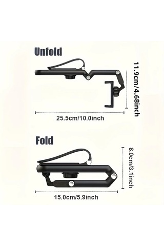 Primepickings Siyah 1080 Derece Dönebilen Güneşlik Smartphone Tutucu Abs Malzeme Su Geçirmez Oto Aksesuarı