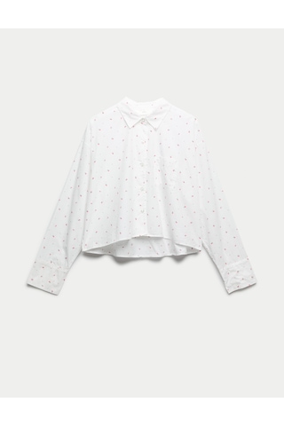Marks & Spencer Desenli Pijama Üstü T37003706T Çok Renkli