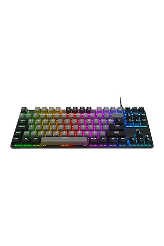 Acer Emachines Eak87 Rgb Mekanik Red Switch Tkl Oyuncu Klavyesi - Gri Siyah 87 Tuş Kompakt Gaming