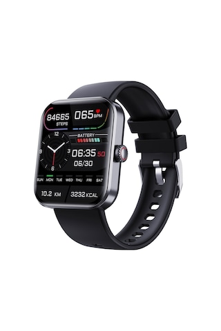 Geeksen Sınır Ötesi F57l 1.91 Hd Ips Büyük Ekran Su Geçirmez Kalp Atış Hızı Ka Akıllı Saat (İthalatçı Garantili)