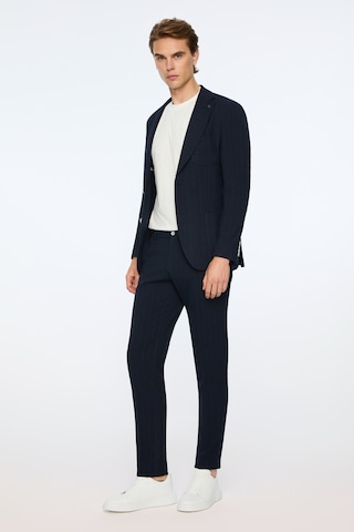 Morven Erkek Lacivert Polyester Trend Gofre Slim Fit Mono Yaka Takım Elbise 26ms001027200 Lacivert