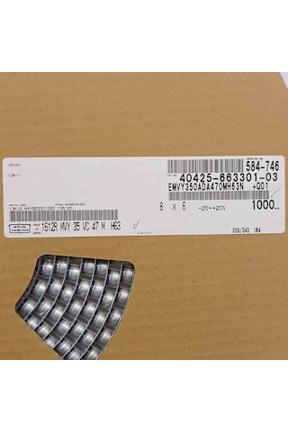 Emvy350ada470mh63n 47mf 35v 8x6 Smd Kondansatör 100 Adet