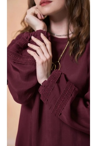 Misswhence Etekli Takım 39010 Bordo