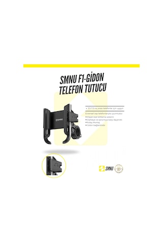 Smnu F1-gidon Bağlantılı Telefon Tutucu Siyah