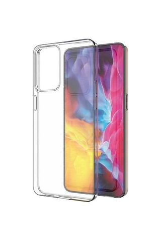 Kilifone - Oppo Reno 7 4g Uyumlu - Kılıf Şeffaf Soft Slim Fitt Süper Silikon Kapak - Şeffaf