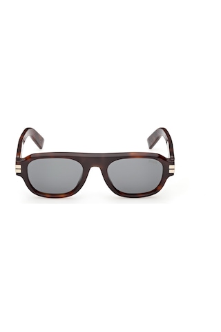 Zegna Ez0304 52a Erkek Güneş Gözlüğü Kahverengi