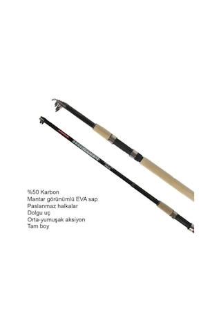 TELE DRAGON 350CM -50-100GR CARBON KAPALI BOY 65 CM