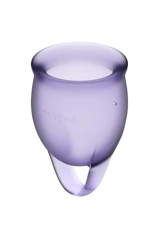 Satisfyer Feel Confident Menstrual Cup Lila