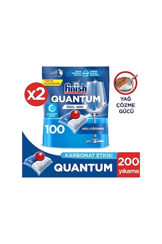 Finish Quantum Özel Seri Bulaşık Makinesi Deterjanı Kapsül 200 A PKT.FINISH.086