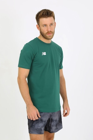 New Balance Tst2235-spg Erkek Tişört Yeşil