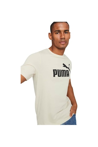 Puma Ess Relaxed No. 1 Logo Tee Beyaz Erkek T-shirt 689153-87 Beyaz