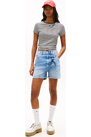 Tommy Jeans Lacivert Kadın Denim Şort Mom Short Rwb Bj8131-15583