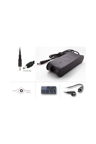 Dell Uyumlu 19.5V 3.34A 65W 4.5mm-3.0mm Notebook Adaptör (RNA-DL10)