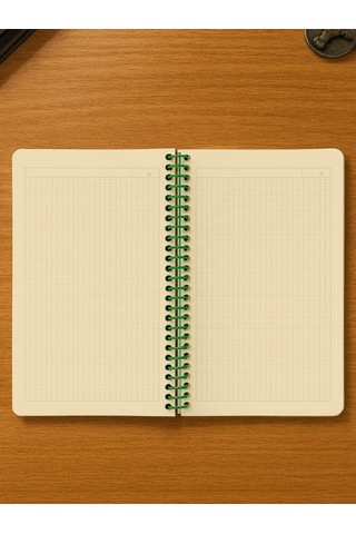 Öğrenci Ve Ofis Kullanımı İçin Uygun Just A Girl Who Loves Avocado Temalı Spiralli Kareli Defter