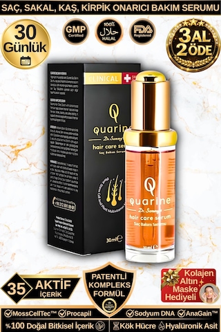 Dr. Sammy's Quarine Onarıcı Premium Saç Serumu 30 ML