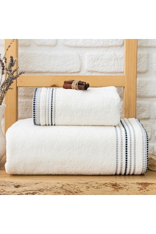 Schafer Home Rosy Armürlü Havlu 70x140 Cm 1 Parça-krem Krem