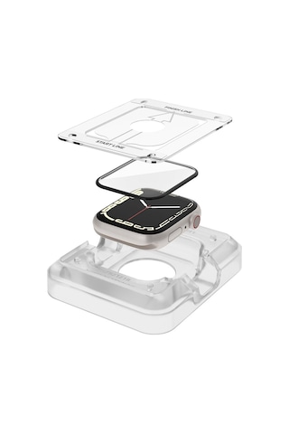Apple Uyumlu Watch Serisi (41mm) Ekran Koruyucu Kolay Kurulum, Spigen Pr