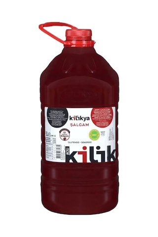 Kilikya Şalgam Suyu Acılı 3 Lt X 4 Adet