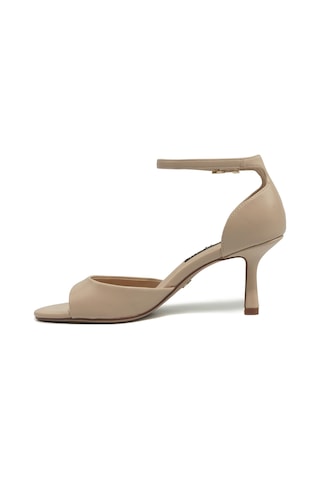 Nine West Tumpen 6fx Bej Kadın Topuklu Sandalet 000000000102052551 Bej