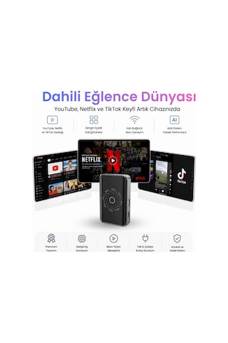 Solvis Box Kablosuz Carplay & Android Auto Multimedya Dönüştürücü