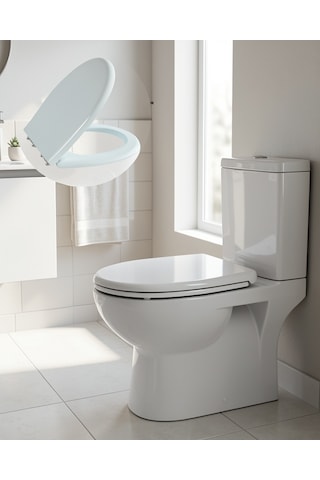 Klozet Kapağı Standart Universal Uyumlu Kaydırmaz Tabanlı Çok Renkli