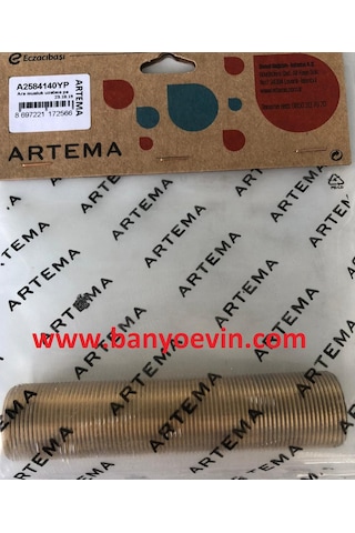 Artema A2584140Yp Ankastre Stop Vana Metal Dış Uzatma Ankastre A Sarı