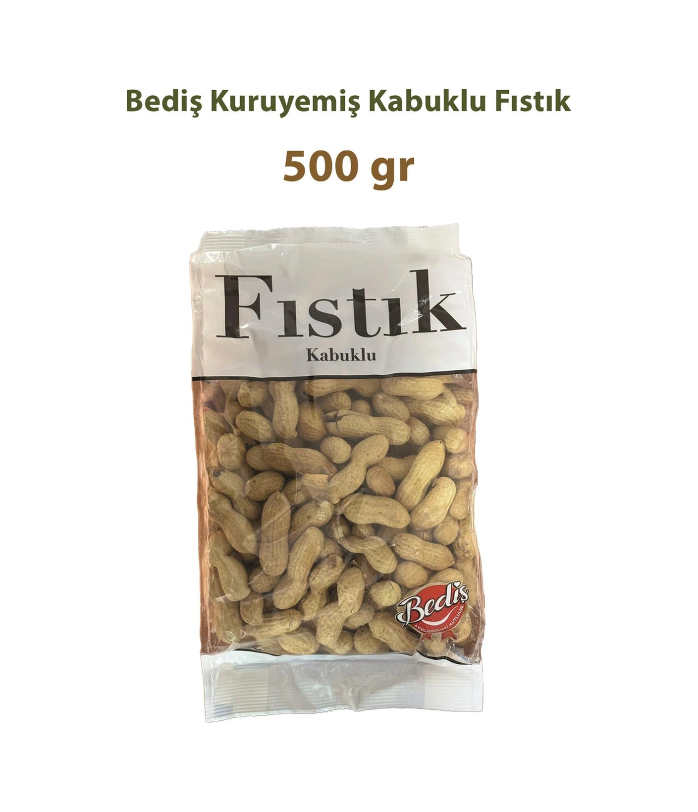 Bediş Kuruyemiş Siyah Çekirdek Ve Kabuklu Fıstık Paketi 500 Gr X 2 Adet 500 G