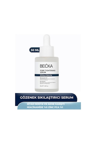 Becka Siyah Nokta ve Akne Karşıtı Gözenek Sıkılaştırıcı Serum 30 ML