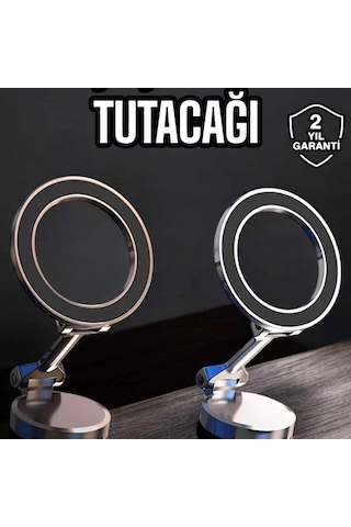 Telefon Tutucu Tüm Arabalara Uyumlu Araç İçi Katlanabilir Manyetik Tasarım 54855421