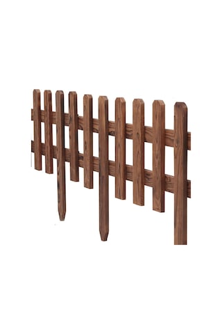 İahşap 100x40 Cm Bahçe Çiti, Çim Çiçek Bahçesi Ahşap Çiti, Peyzaj Yolu Çiti, Ahşap Bahçe Çiti