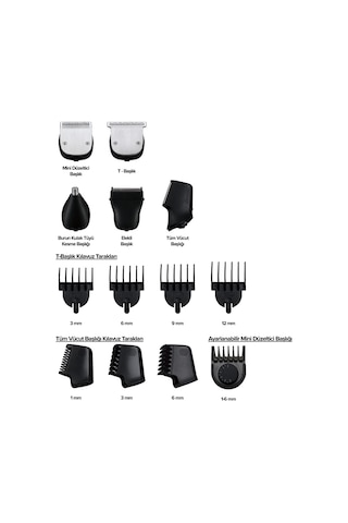 Bester GK8240 All in One Hepsi Bir Arada Şekillendirme Seti