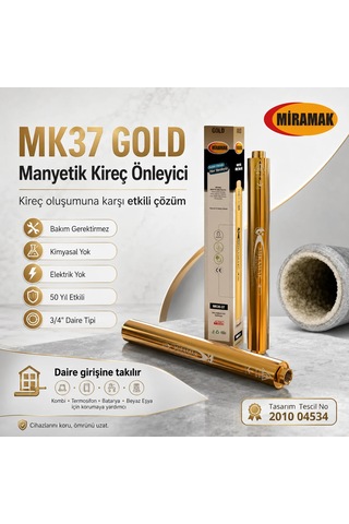 Daire Tipi Mk37 Gold Manyetik Kireç Önleyici 3/4inc 22194b80 Model-22194b80