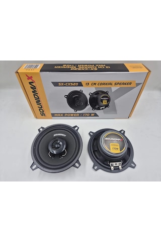 Soundmax 13cm Hoparlör - Soundmax Sx-cx520 Torpido Ve Kapı Hoparlörü - Soundmax 13cm Koaksiyel Hopar
