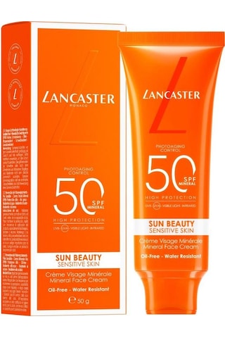 Lancaster Sun Beauty Sensitive Skin Mineral Face Cream SPF50 50 ML